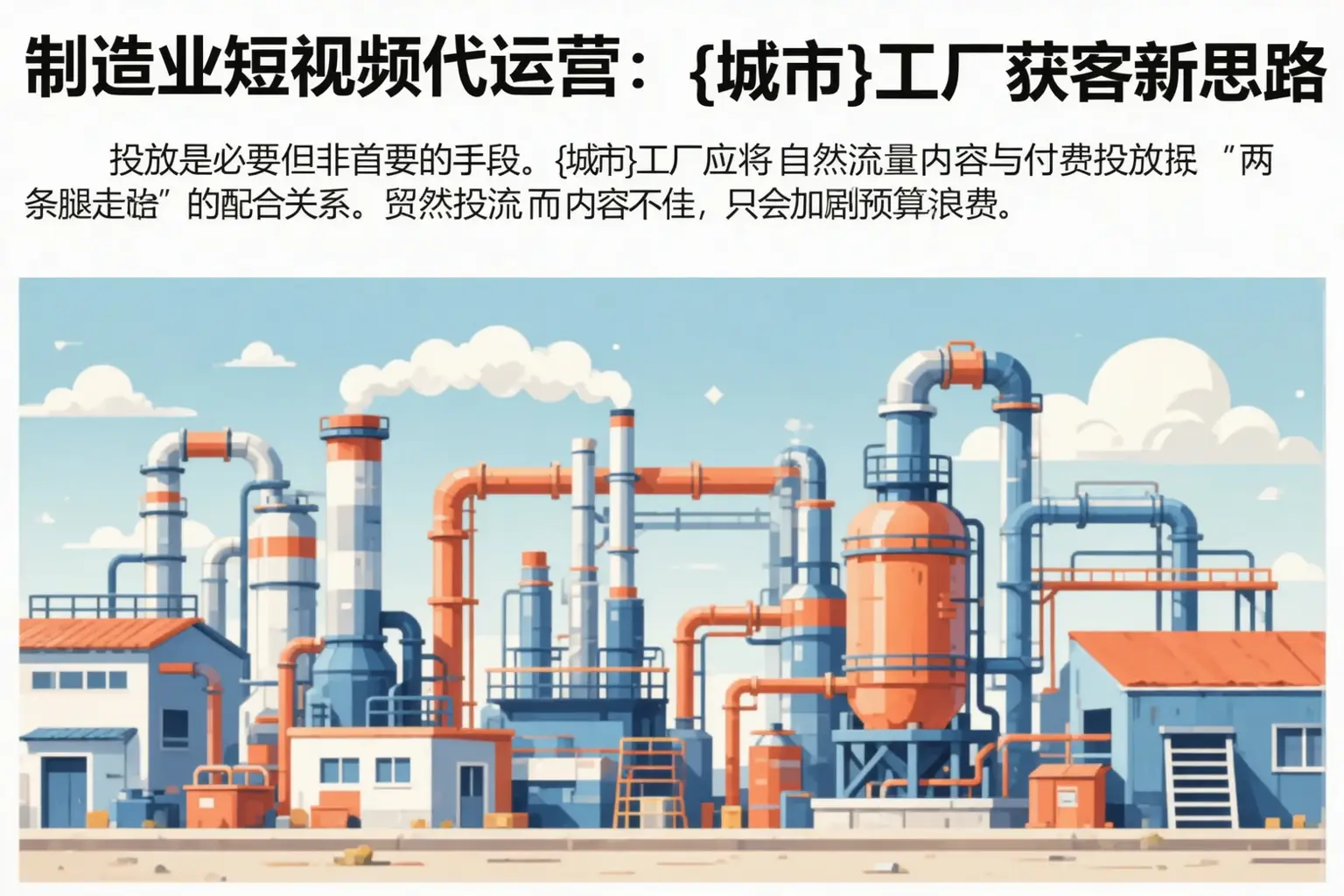 制造业短视频代运营:乐清工厂获客新思路